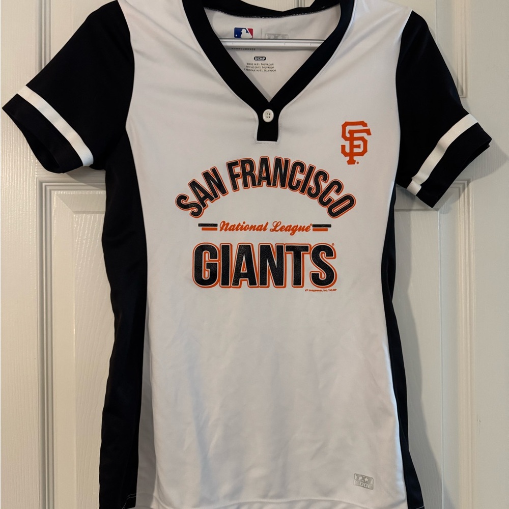 MLB San Francisco Giants Women's Jersey - Black, White, Orange